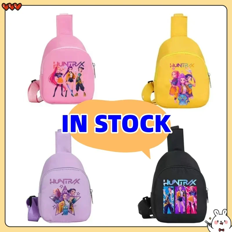 متوفر في المخزون حقيبة صدر للأطفال جديدة الأكثر مبيعًا في عام 2026 - حقيبة يد صغيرة لطيفة على شكل صياد شيطان K-Pop - محافظ هدايا عصرية للأطفال