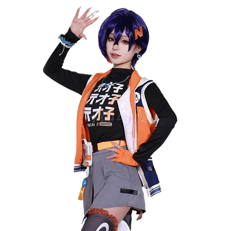 فستان Zenless Zone Zero التنكري للنساء الزي الرسمي شعر مستعار ZZZ Wise Belle Cosplayv;2,r'6;t.