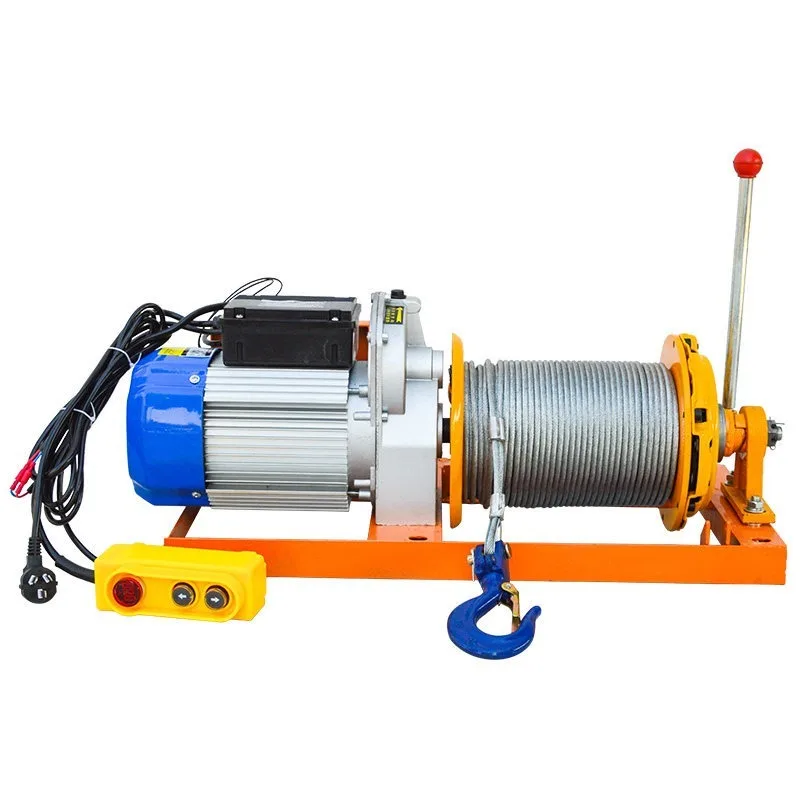 رافعة كهربائية للرفع الداخلي والخارجي مع لوحة ضغط وقابض للبناء والديكور ونش الرافعة