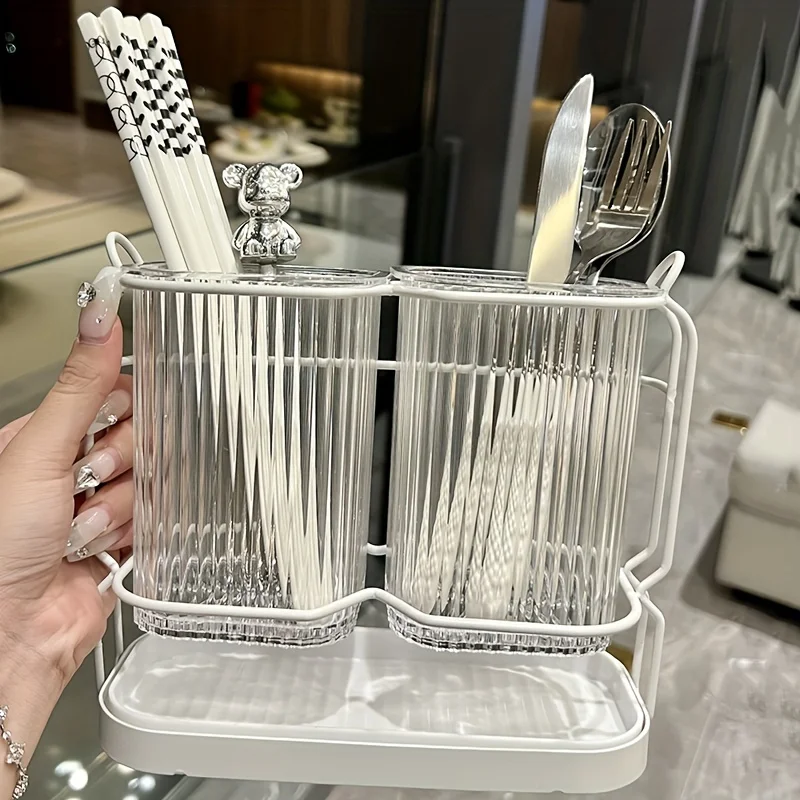 Light Luxury Chopstick Drain Holder, Kitchen Spoon Fork And Chopsticks  Box, Chopstick Cage, Kitchen Accessories