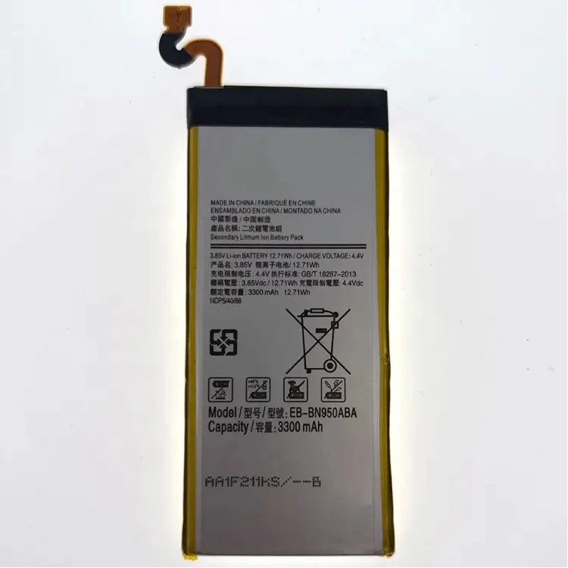 

Replacement Battery EB-BN950ABA for Samsung Note 8 N950 SM-N950 Replacement 3300mAh