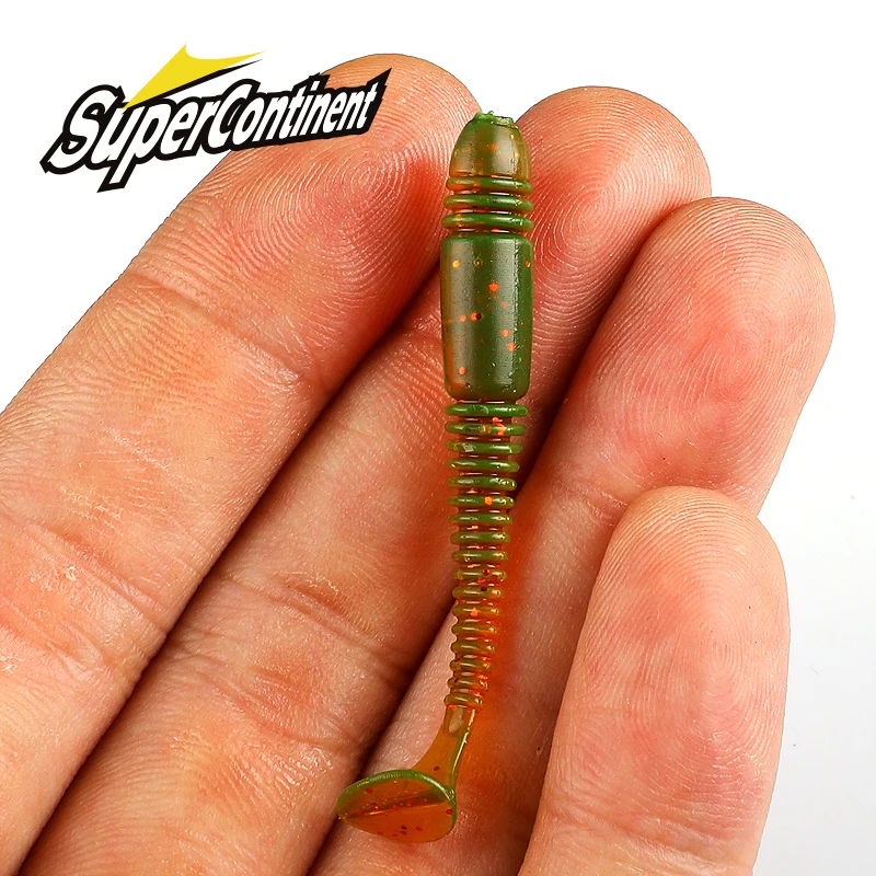 Supercontinent Swing Impact Ring Shad Fishing Lure Soft Tioga 5CM  Baits Swimbait Jigging Lure Artificial Baits