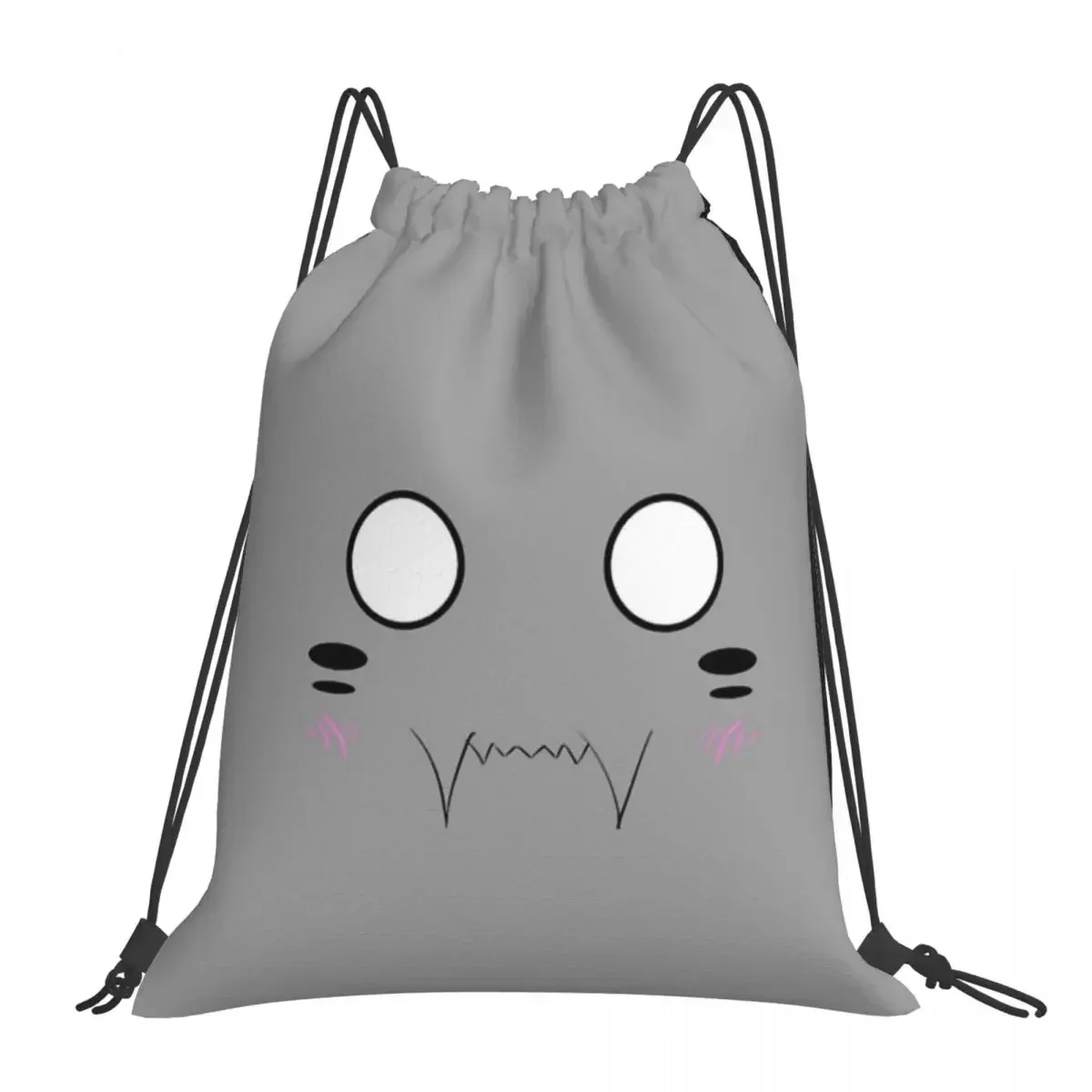 

Cute Alphonse Elric (FMA) Backpacks Portable Drawstring Bags Drawstring Bundle Pocket Sundries Bag BookBag For Travel School