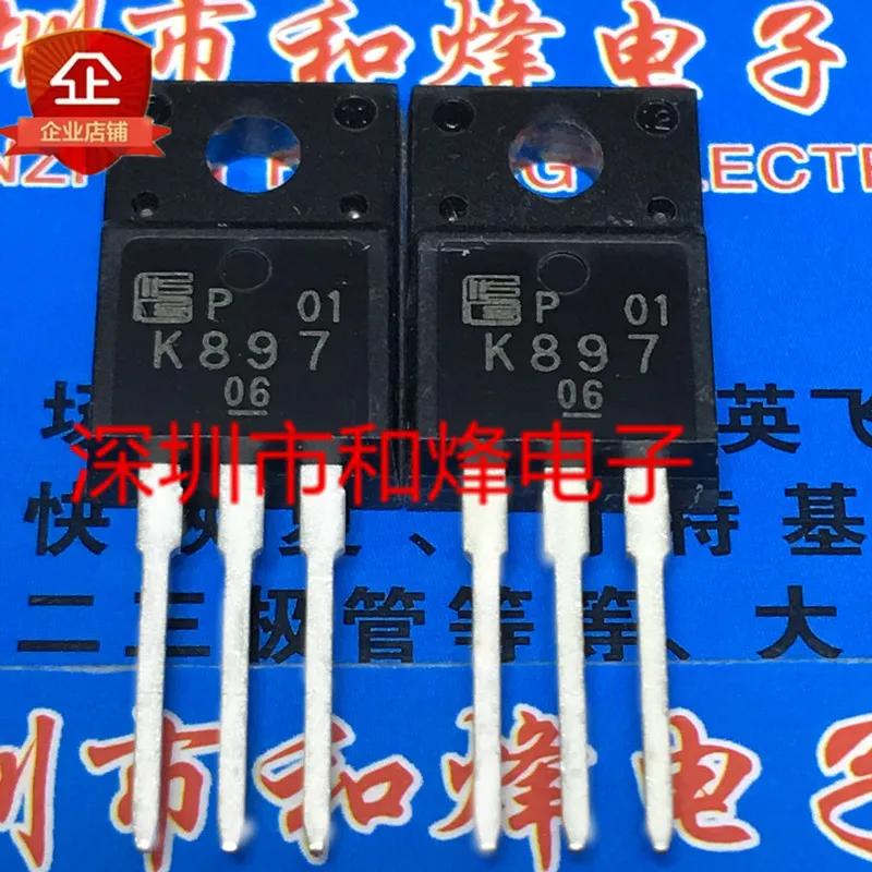 

Original 6PCS/lot K897 2SK897 TO-220F 550V 4A