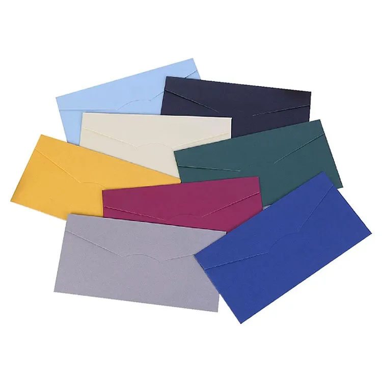 10pcs/package Pearl Paper Colored Envelope, Blank Envelope for Business Invitation Letter