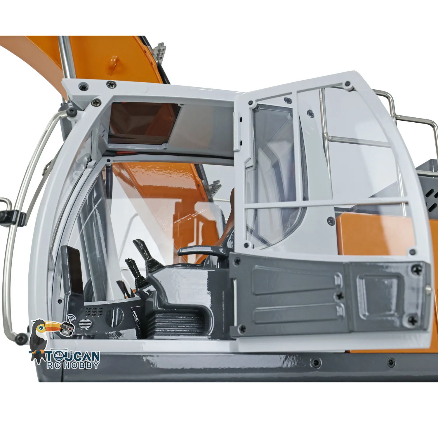 

RTR XDRC 945 RC Hydraulic 1/14 Remote Control Excavator Matal Model Trucks Assembled Painted Light System Bucket Digger THZH1435