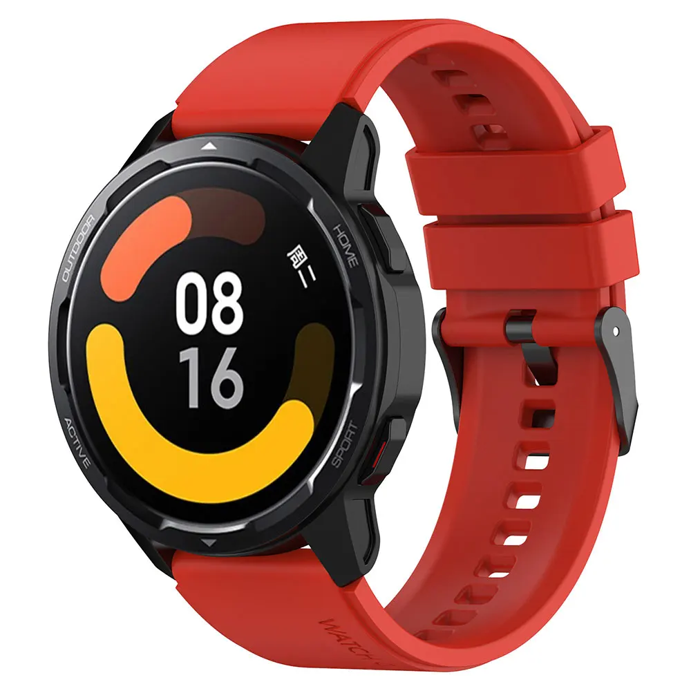 Xiaomi Mi Watch Color 2 스포츠 스트랩 용 22mm 실리콘 시계 밴드 Xiaomi Watch S1 Active 용 Mi Watch Color Correa 손목 밴드