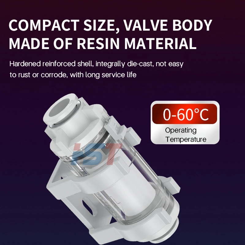 HST 10PCS ZFC100 ZFC200-04B 06B 08B Vacuum Filter Inline Negative Pressure Element Wholesale Bulk Pack for Pneumatic System