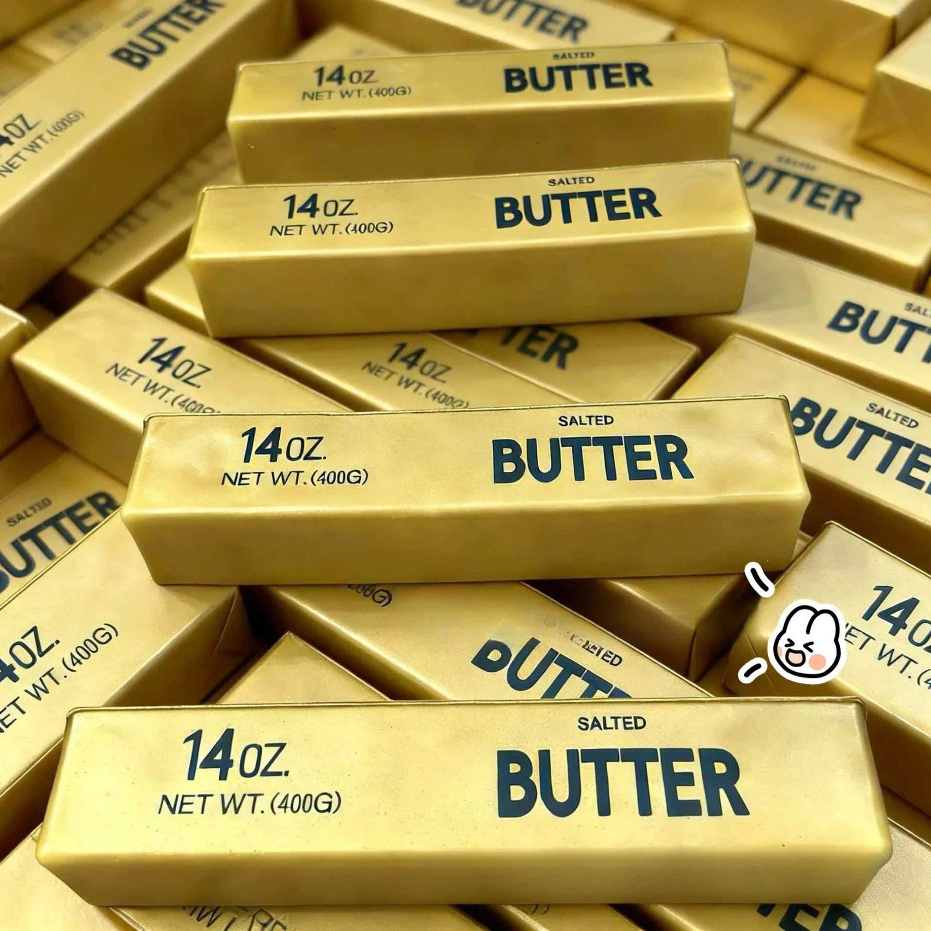 23cm Goldener Weicher Langsam Zurückfedernder Butterstab-Quetschspielzeug Realistisches Entspannungs-Fidget-Spielzeug zur Stresslinderung und Erwachsenentherapie – Detail 2
