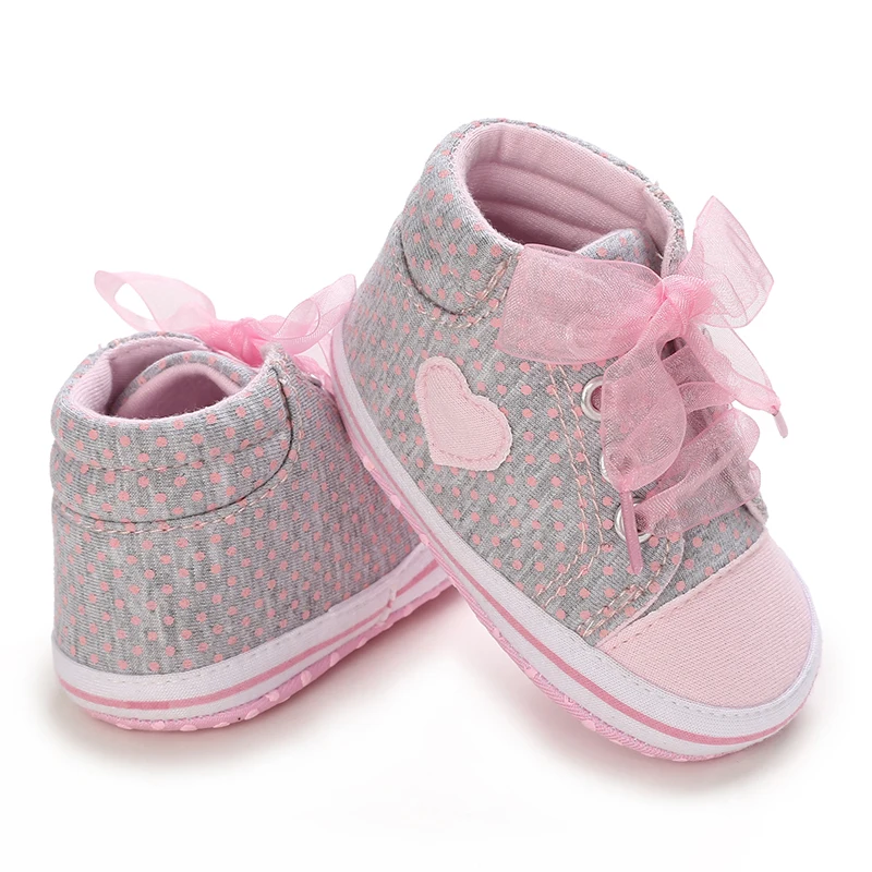 Summer Fashion Newborn Pink Baby Shoes Non-slip Cloth Bottom Shoes For Girls Elegant Breathable Leisure Baby First Walking Shoes