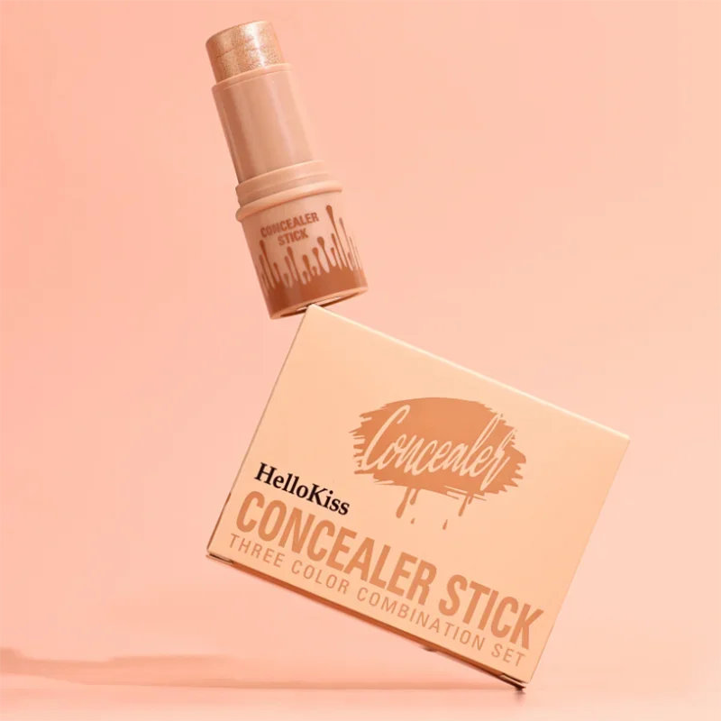 Maquillaje cara contorno Stick 3 Set acabado mate Natural resaltadores brillo sombra colorete Rouge varita de contorno impermeable