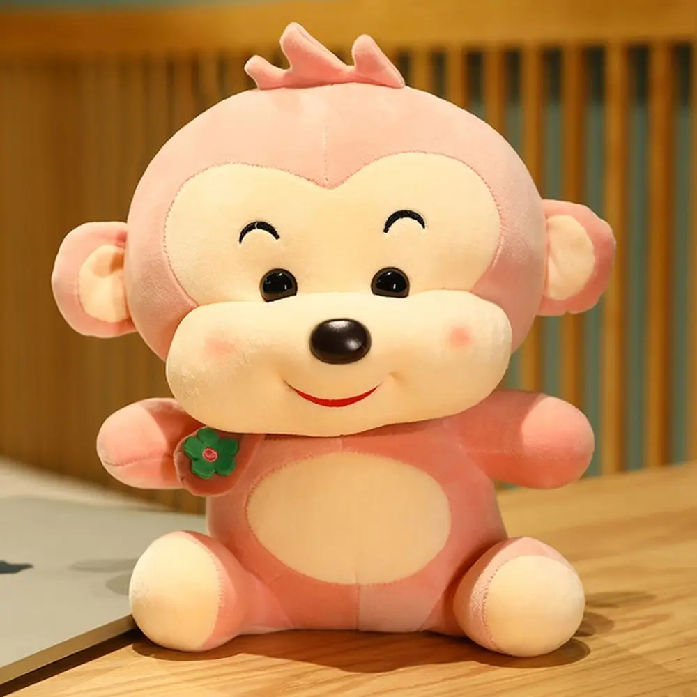 

Present Accompany Toy Soft Toy Plush Pillow Cartoon Sofa Cushion Plush Doll Stuffed Toy Monkey Plush Toy Scarf Monkey Plush Toy