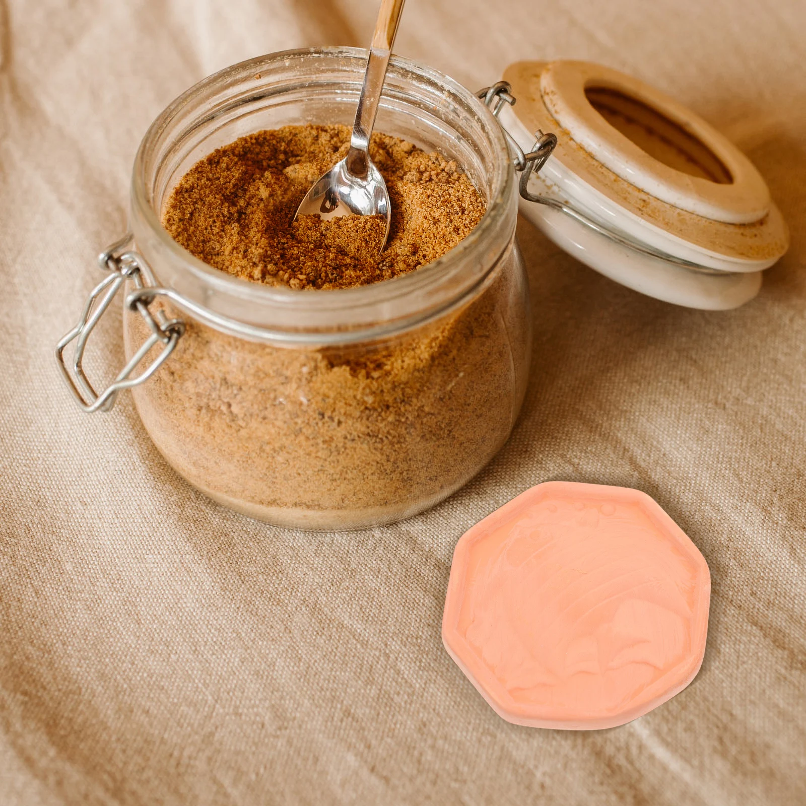 

Food Storage Containers Brown Sugar Softener Disc Softening Disk Clay Moisture Keeper Stone