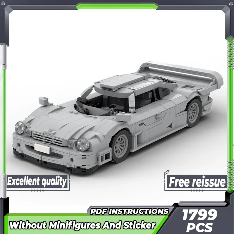 Urban Supercar Model Moc Building Bricks Speed Champion CLK 1:15 Technology Modular Blocks Gift Christmas Toys DIY Sets Assembly