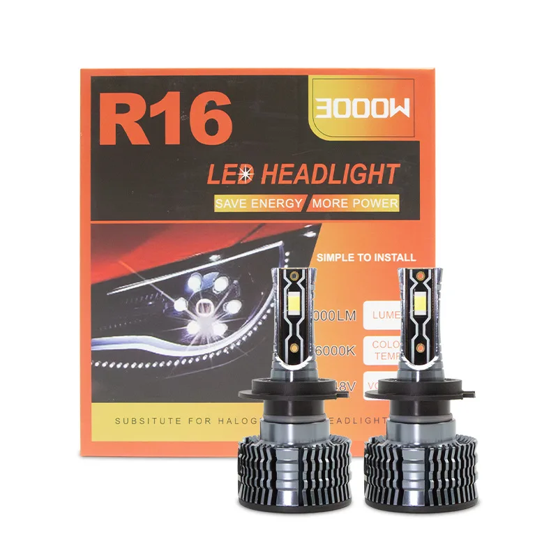 

Hot-Selling R16 LED Car Headlight – H4/H7 Ultra-Bright Focused Beam, Hi/Lo Integrated, Easy Plug-and-Play Installation