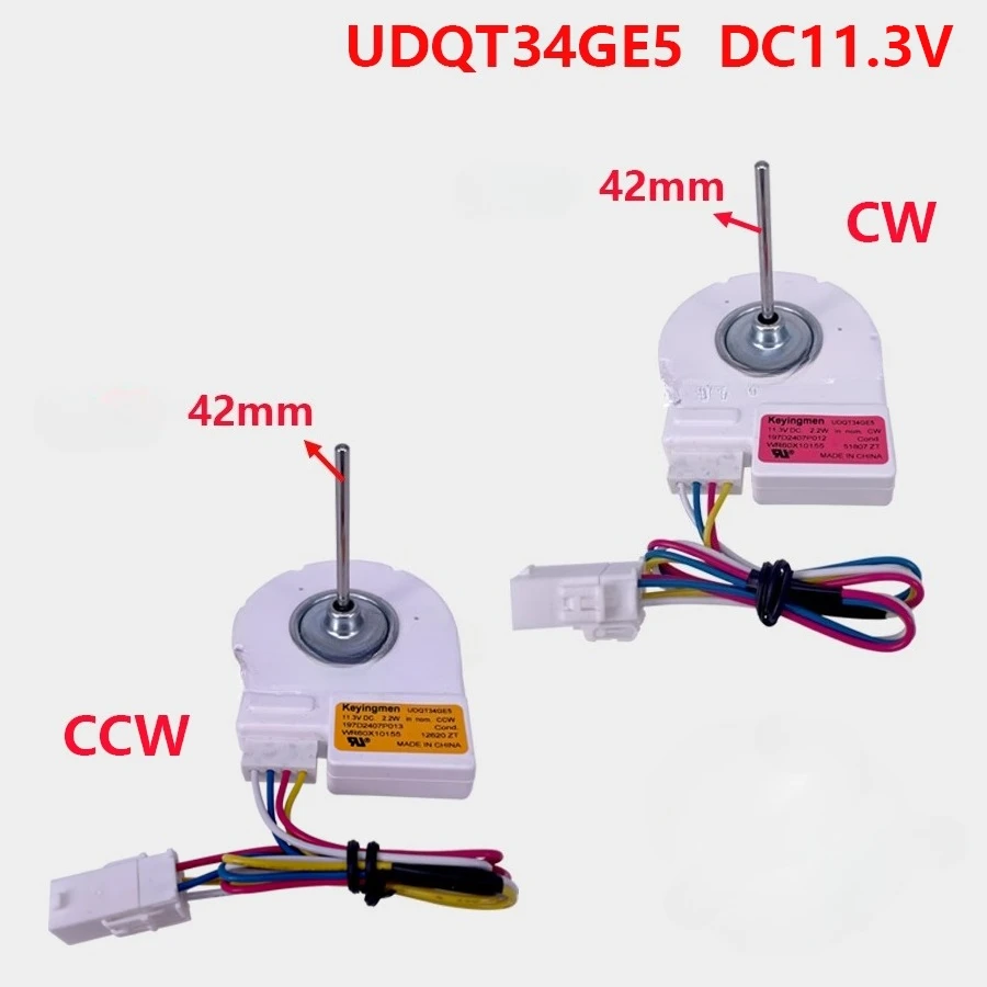 

Подходит для двухдверного двигателя охлаждающего вентилятора холодильника GE DC11.3V UDQT34GE5