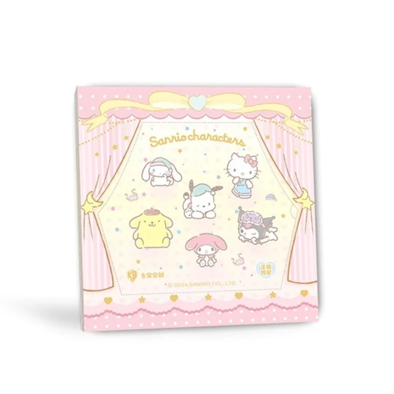 New In Sanrio Original Box Genuine Treasure Colored Paper Collection Decoration Children\'s Gifts Cartoon Characters Kuromi