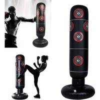 1PC Inflatable Boxing Bag Adult/child Training Boxing Column Pressure Relief Boxing Training Column Taekwondo Training Props