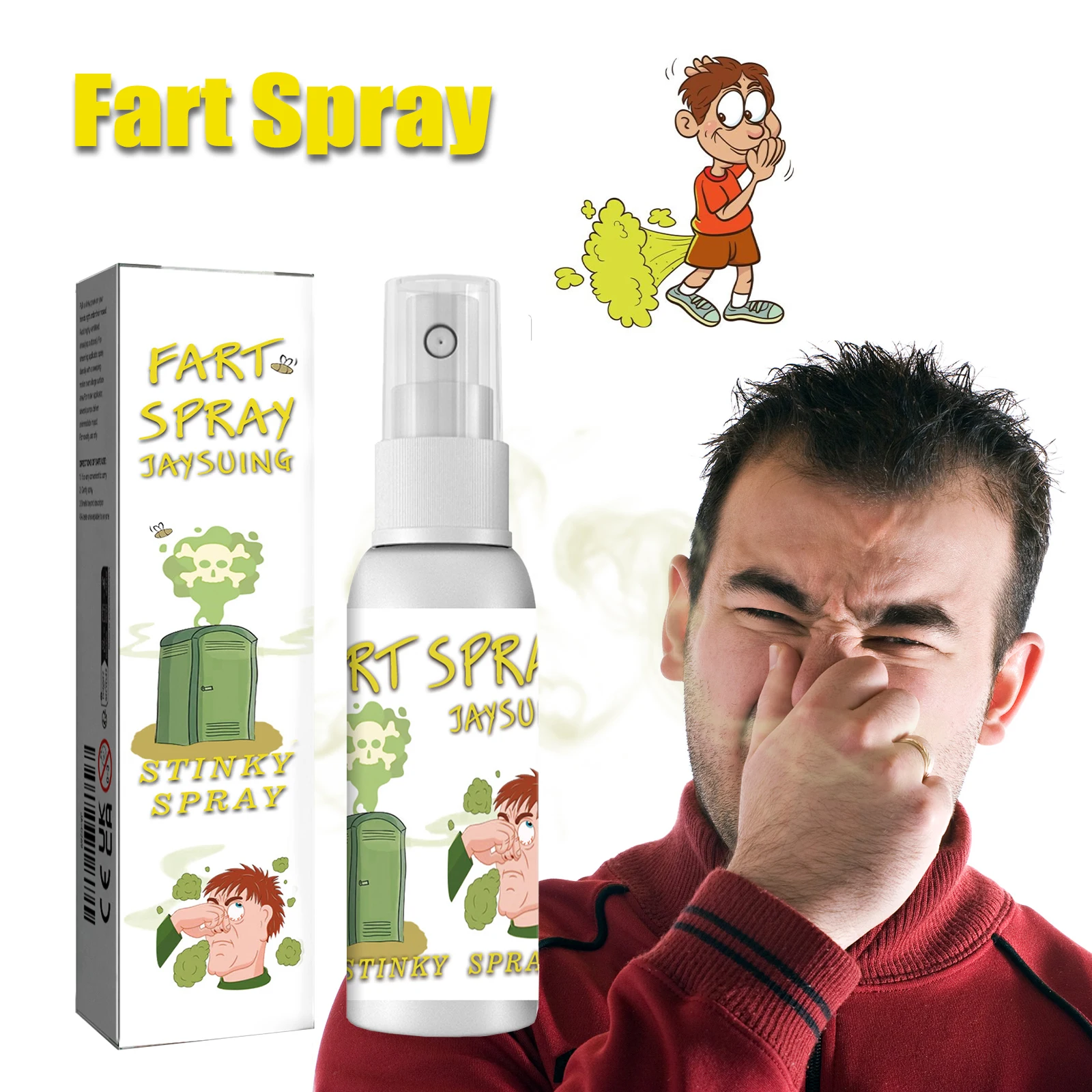 Concentrated Stink Prank Spray - April Fools Gag Toy, Long-Lasting Odor Liquid for Party & Funny Tricks