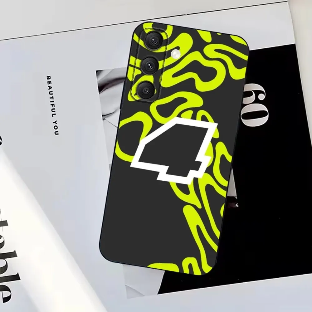 L-Lando N-Norris F1 สูตรเคสโทรศัพท์สําหรับ Samsung S25,S24,S23,S22,S21,S20, s10,Ultra,Plus,Lite,FE,ซิลิโคนนุ่มปกสีดํา