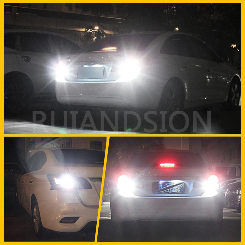 2Pcs BA15S P21W 1156 BAU15S PY21W LED Bulbs Car Motorcycle Turn Signal Light 6V 12V 24V 6-30V White Amber Yellow Red Warm White - view 2