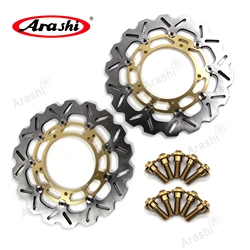 ARASHI For YAMAHA YZF R1 1000 Brake Rotors CNC Floating Disc Bolts Screw YZF-R1 1000 2007 - 2014 2008 2009 2010 2011 2012 2013