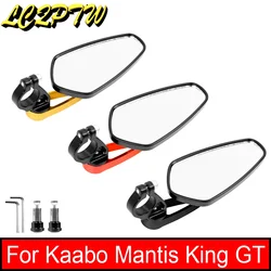 1Pairs Aluminum Bar End Side Rearview Mirror Universal Electric Scooter Handlebar Rear View Mirrors for Kaabo Mantis King GT