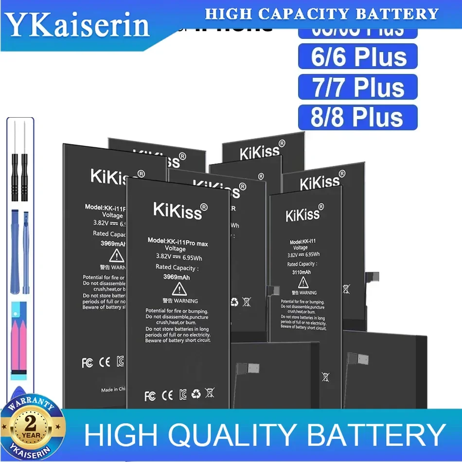 High Capacity Battery For iPhone 7 7G 8 8G 6 6S 6G Plus 7Plus 8Plus for iPhone8 iPhone7 iPhone6  Lithium Polymer BATTERY