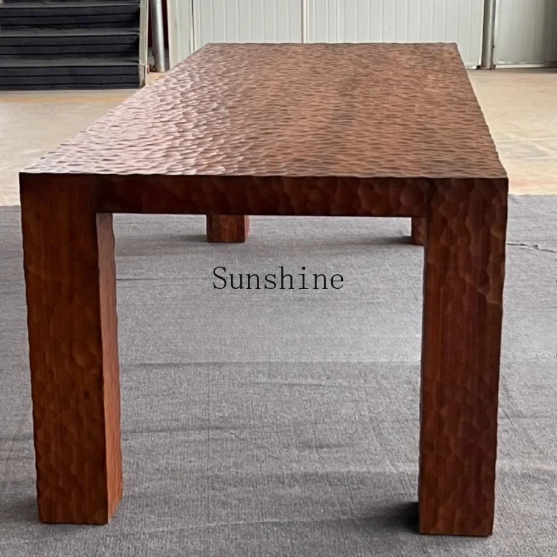 

Medieval style design creative living room home art long table simple and modern