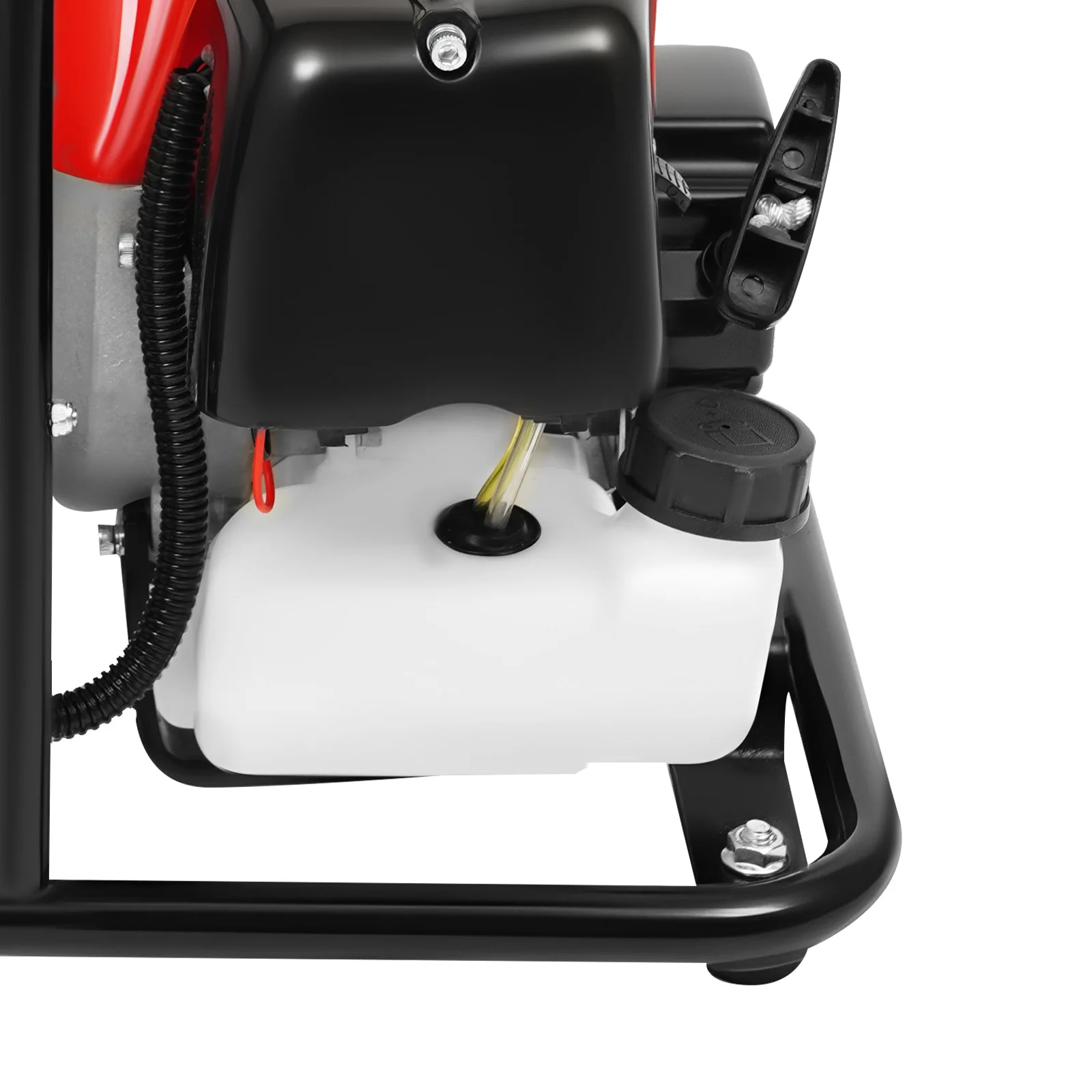 مضخة مياه تعمل بالبنزين ثنائية الأشواط 1.7HP 43CC 135 لتر/دقيقة تدفق عالي 30 متر لرفع السحب اليدوي لحديقة الري الزراعية والحديقة