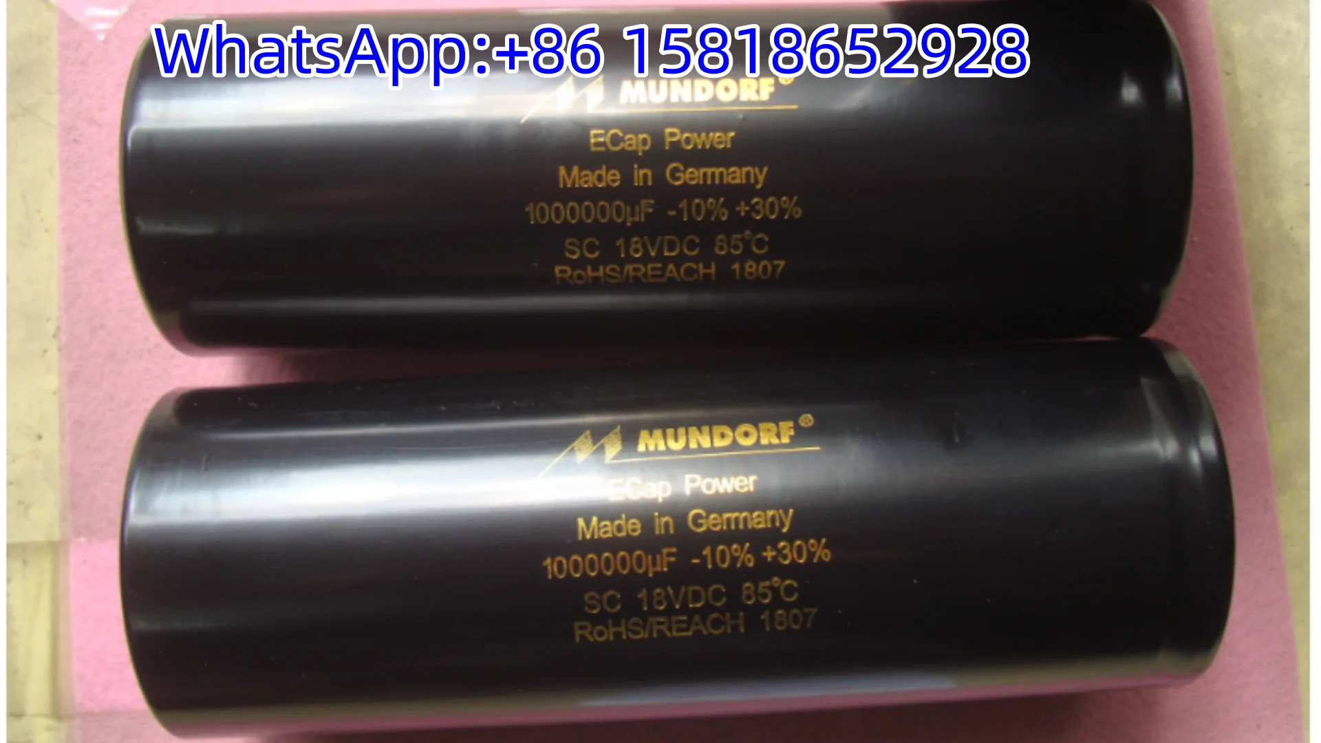 1pcs 1000000uf 18v original German Mundorf car-specific audio capacitor 1F