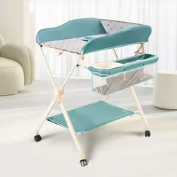 Diaper Changing Table Newborn Baby Changing Table Touch Table Multifunctional Foldable Adjustable Nursing TableBaby Diaper Table