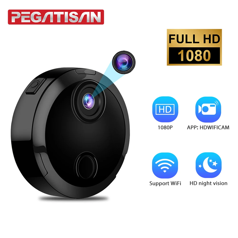 

1080P Wifi mini Camcorder Mini IP Camera HD Portable Wireless Night Vision Cam Motion detection Webcam Remote Monitor