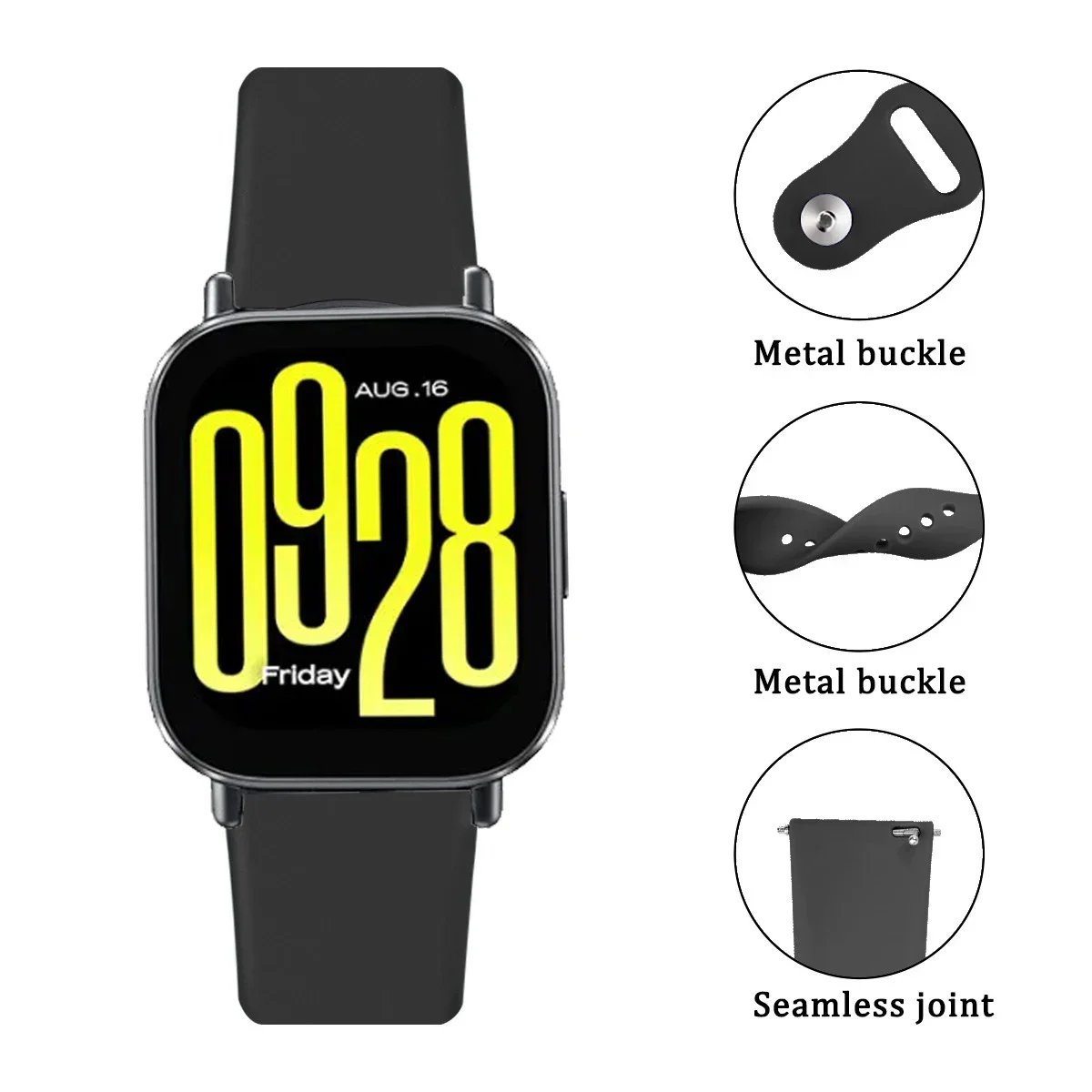 Мягкий силиконовый ремешок 22 мм 20 мм для Redmi Watch 5 Active Sports, удобный браслет Correa для Redmi Watch 5 Lite, браслет