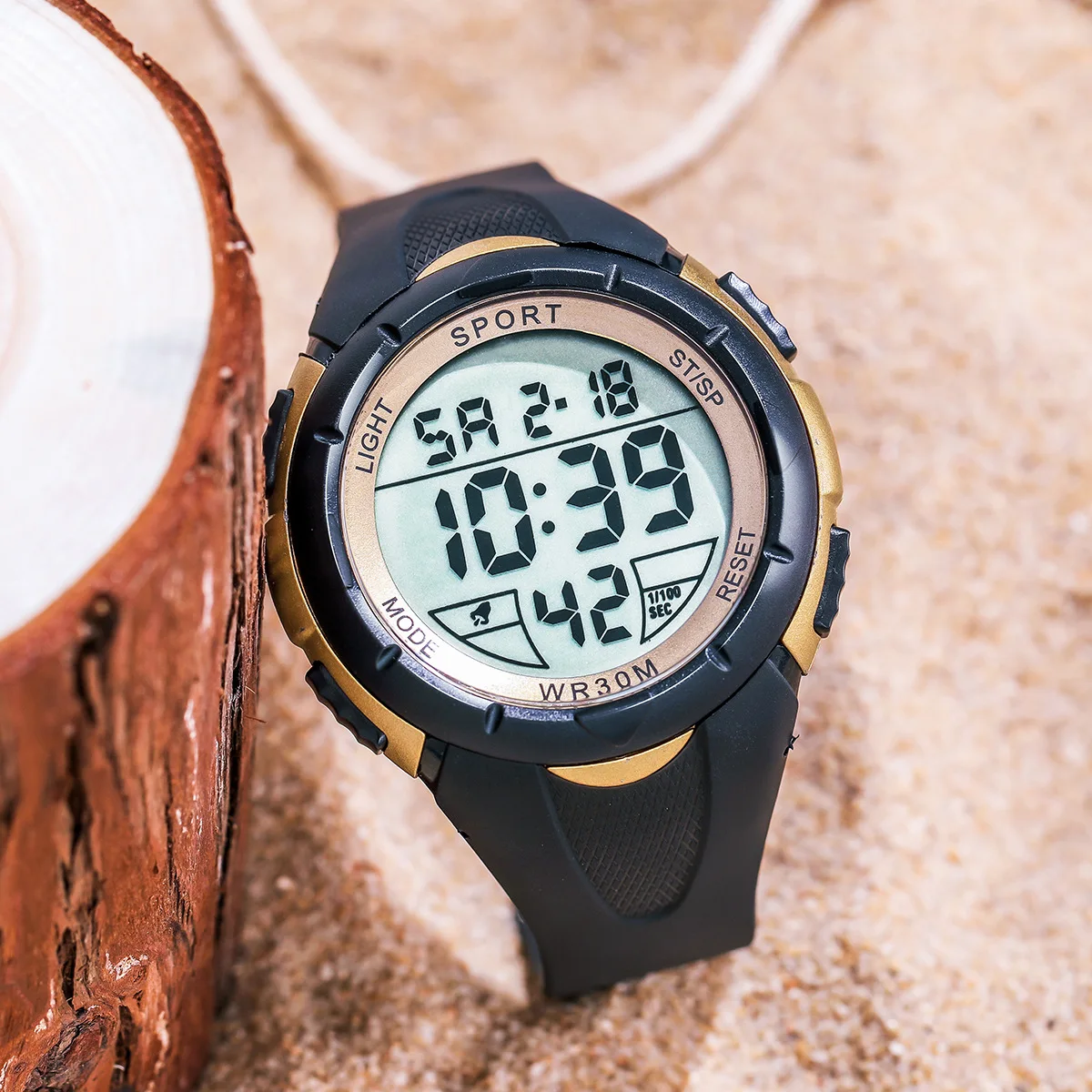 MAYZHISU Electronic Man Watches for Men Digital Wristwatch Male Sports Waterproof Watch Clock Alarm Wrist Watch