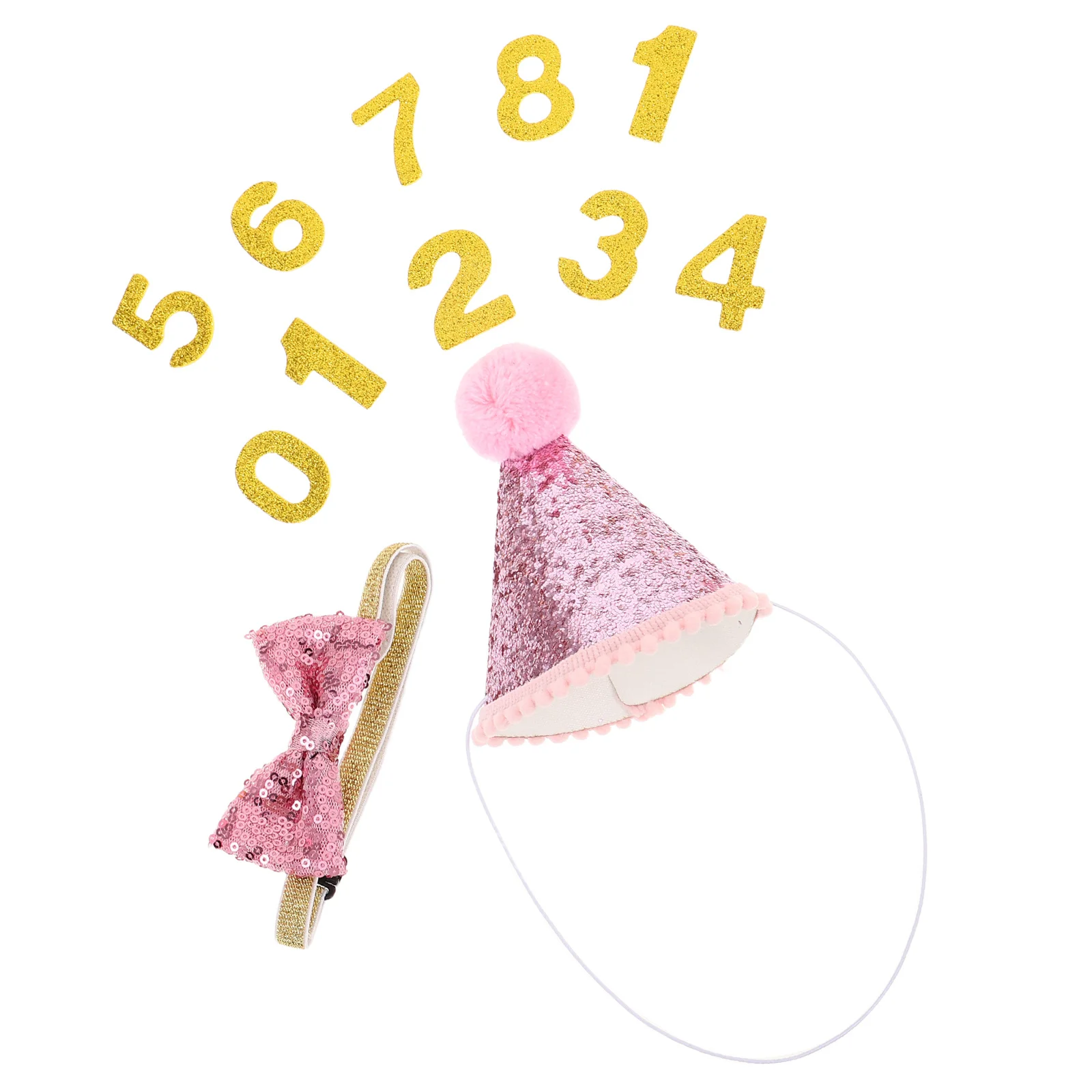 

1Set Pet Birthday Decoration Set Dog Cat Party Hat Comfortable Lightweight Cone Hat for Small Pets Happy Birthday Decor