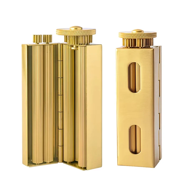 Solid Brass Cigarette Rolling Machine 70MM Manual Tobacco Roller Retro Antique Style Heavy Handmade Mechanical Rollie Gift