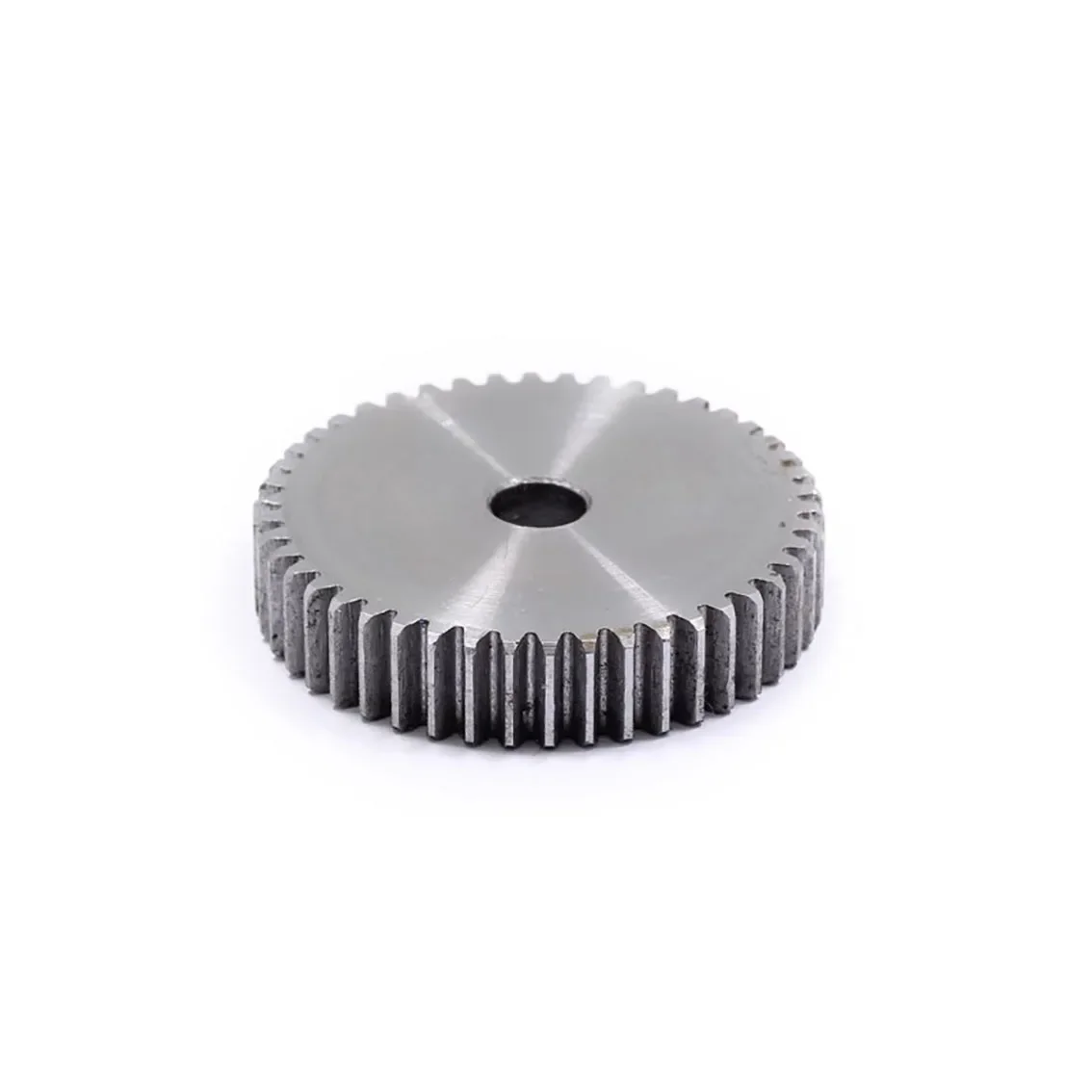 1pc Spur Gear 1.5M 42T-74T Metal Transmission Gear 45# Steel 1.5 Modulus 42 43 44 45 46 47 48 49 50 51 52 53 54 65 66 74 Teeth