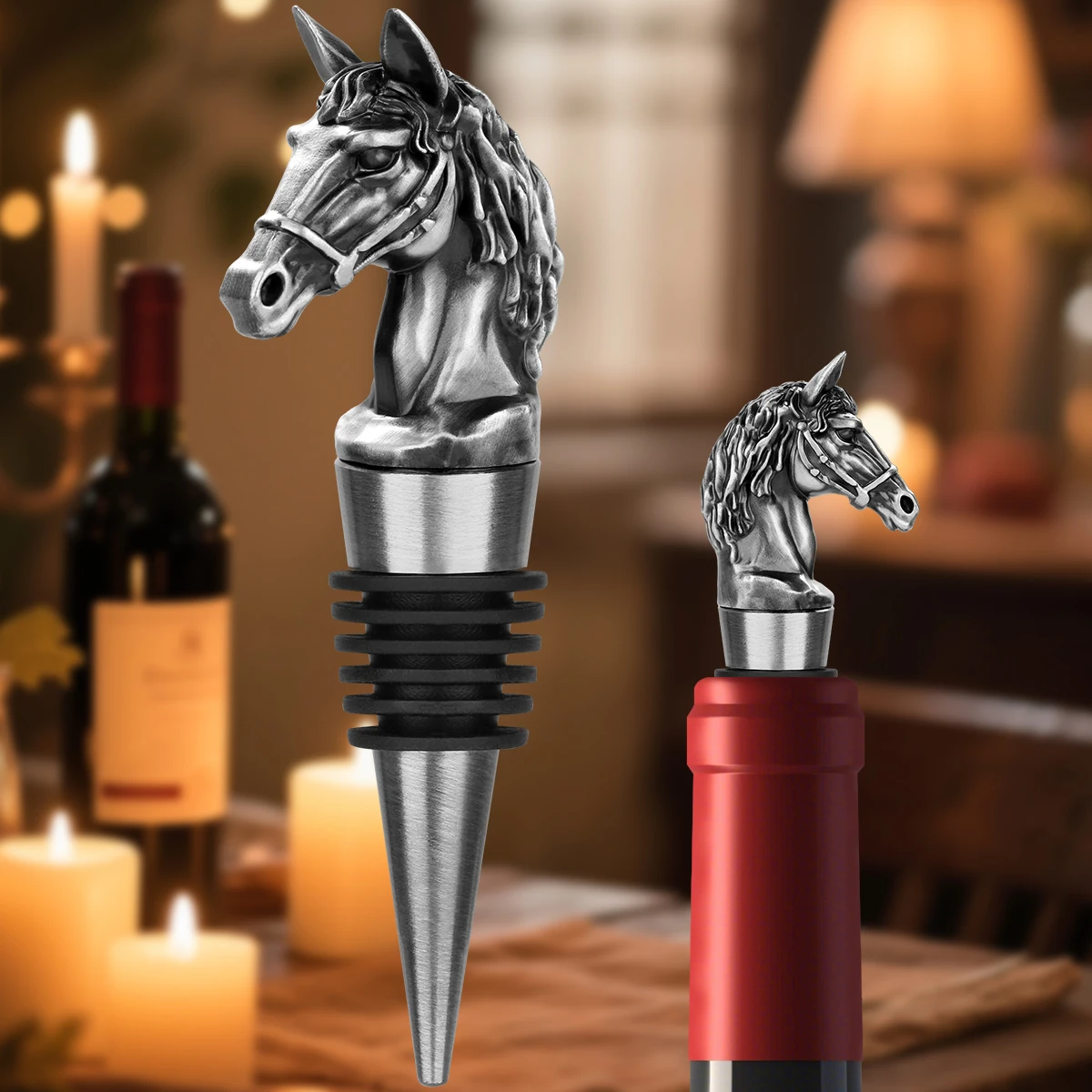 Sumbat Botol Anggur Dekorasi K - Kitchen Gadgets Gift ulasan dan harga