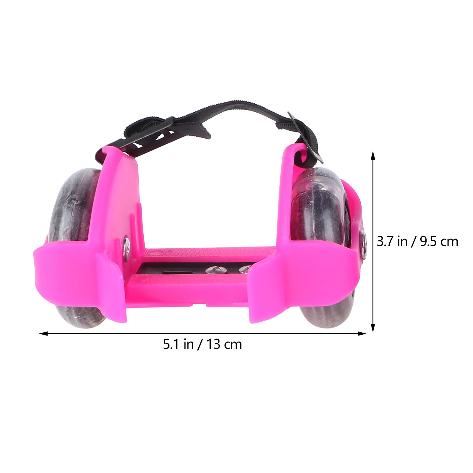 زوج واحد من أحذية عجلة اللهب المتوهجة لأحذية التزلج الدوارة القابلة للتعديل هدية رياضية خارجية