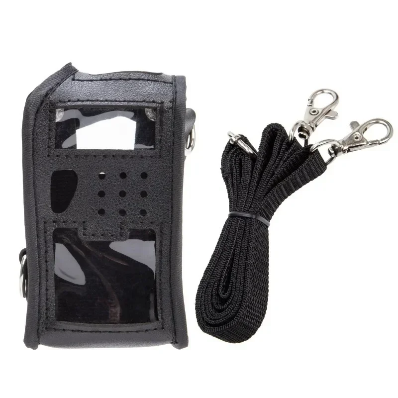 

For UV-5R Case Comfortable and Soft Leather Holster Portable Walkie Talkie UV-5RA UV-5RE DM-5R Plus Ham Two Way Radio