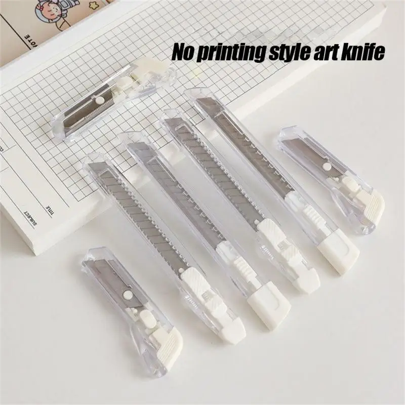 Uitpakker Kunstmes Ins Eenvoudig Onbedrukbaar Express Mes Student Kunstmes Papiermes Transparant