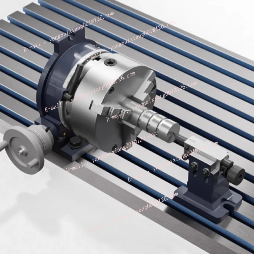 HV ロータリーテーブル 4/5/6インチ 水平/垂直 4スロット MT-2 ロータリーテーブル フライス盤用