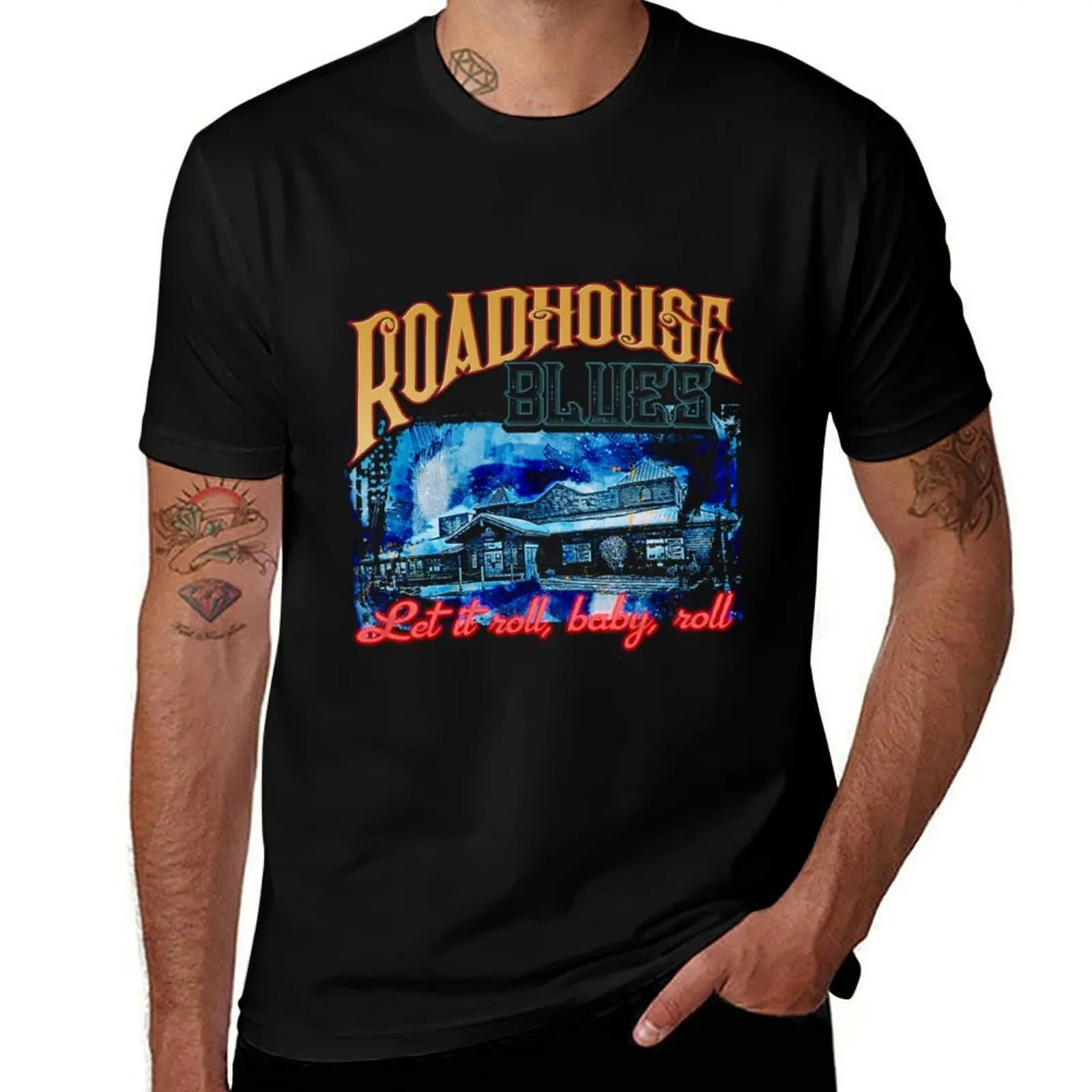 

Roadhouse Blues T-Shirt t shirt man luxury cotton t shirt pack