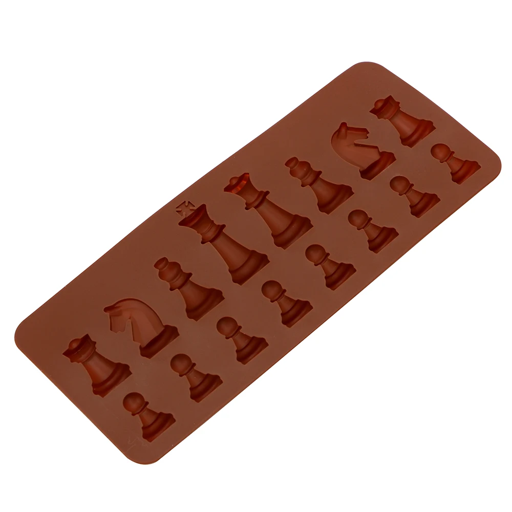 Ice Sugar Cake Mould Chocolate Mold Silicone Bakeware Kitchen Accessories Chess Shaped