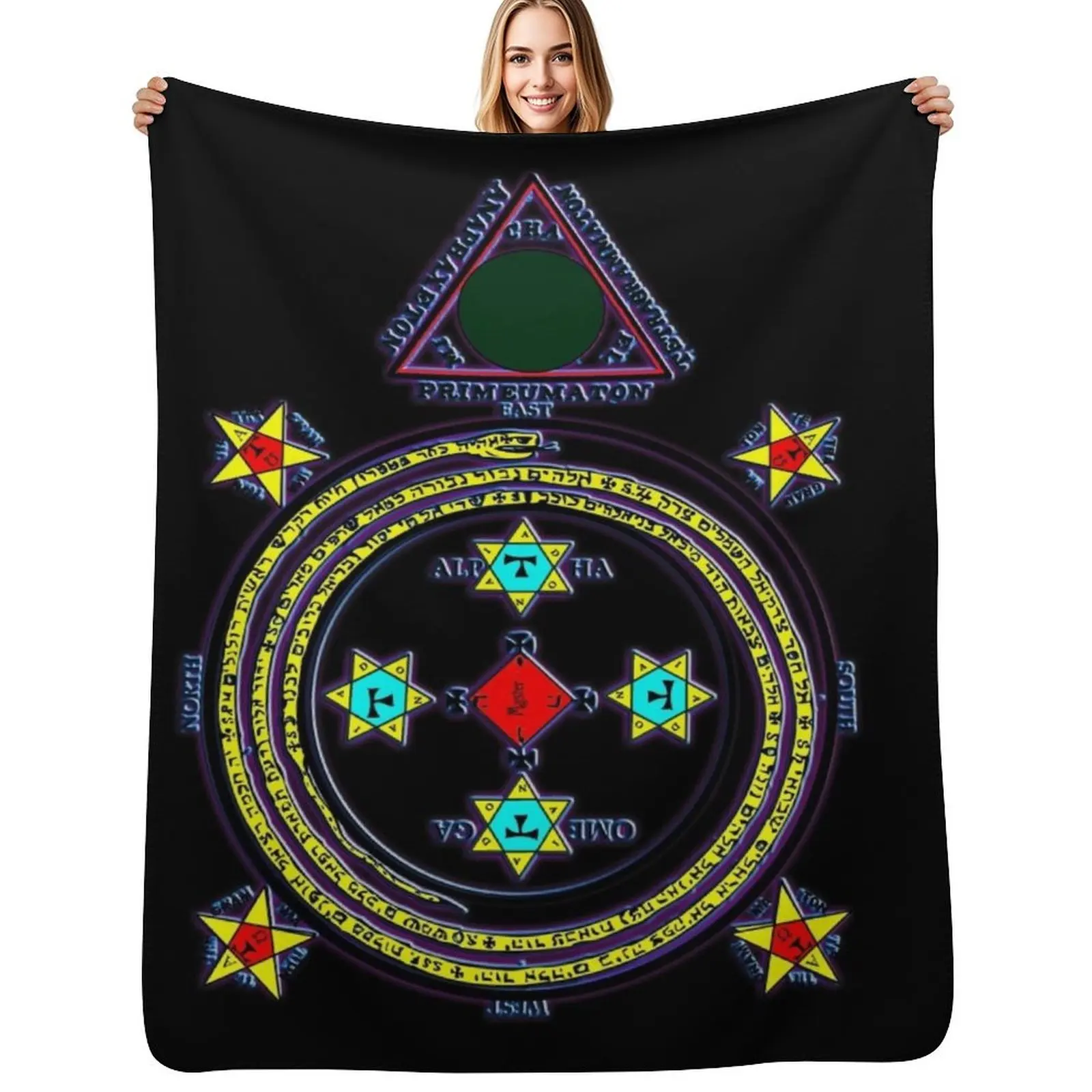 

Solomon Circle Goetia Throw Blanket Camping Bed for babies Polar Blankets