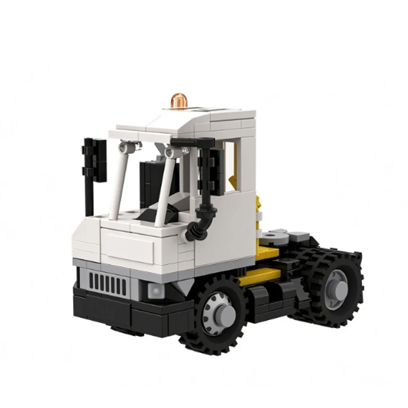 City Car Model MOC Building Bricks T2 Heavy-Duty Tractor Truck Modular Technology Gifts Holiday Assemble Toys Suit Display