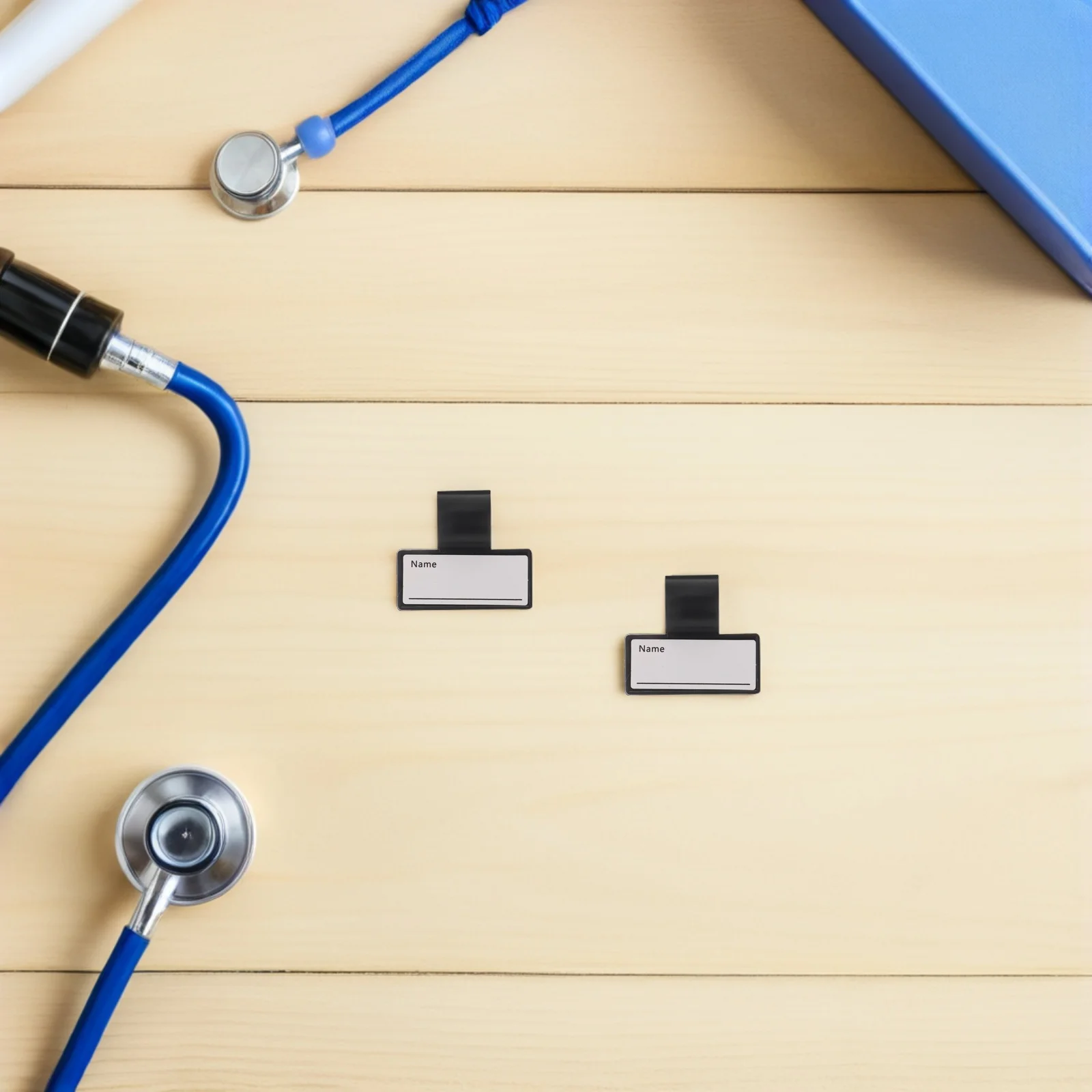 

20Pcs Stethoscope Name Tags Plastic Identification Badge Clips Nurse Doctor Medical Staff Id Label Stethoscope Name Tag-