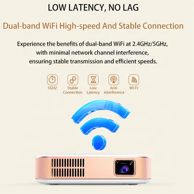 S-180 Projecteur 4K 1080P Video WIFI Smart LED DLP Proyector Android Mobile Home Theater Mini proiettore tascabile portatile Pico