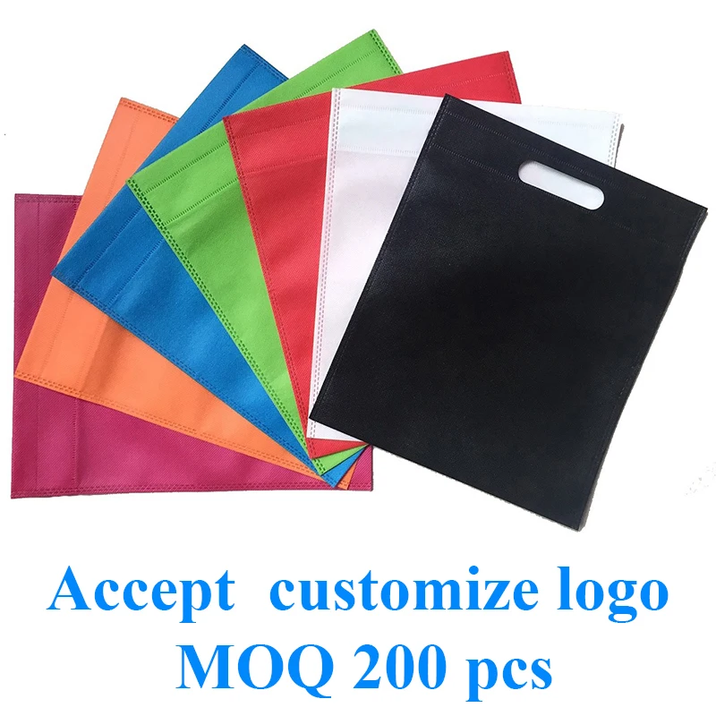 

20 pieces Non Woven Bag Shopping Bags Eco Promotional Recyle Bag Tote Bags Custom Make Printed Logo